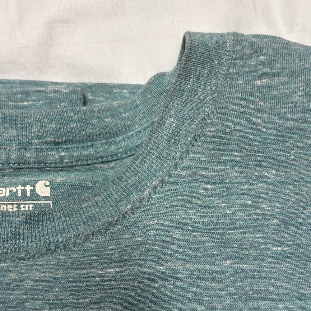 Carhartt Men's Heather Blue Short Sleeve Tee - Picture 5 of 5